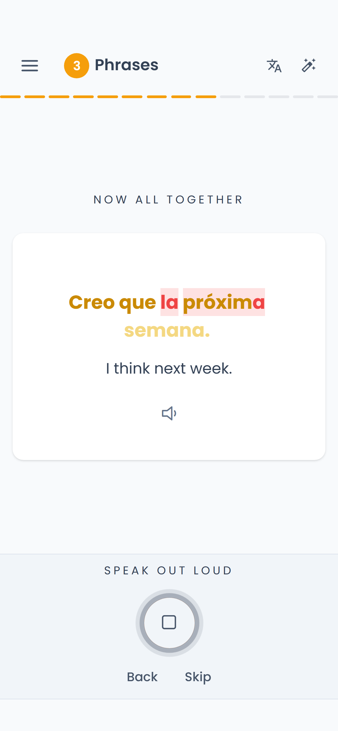 Pronunciation practice 2